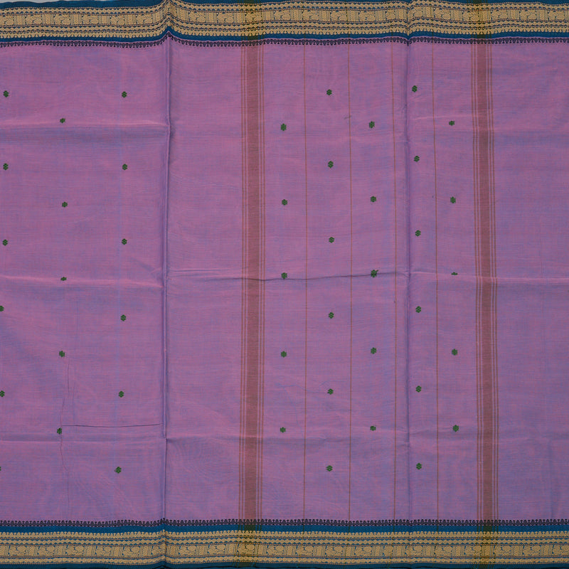 Hayagrivas Lavendar Handloom Chettinad Cotton Saree KBE2156A5-31