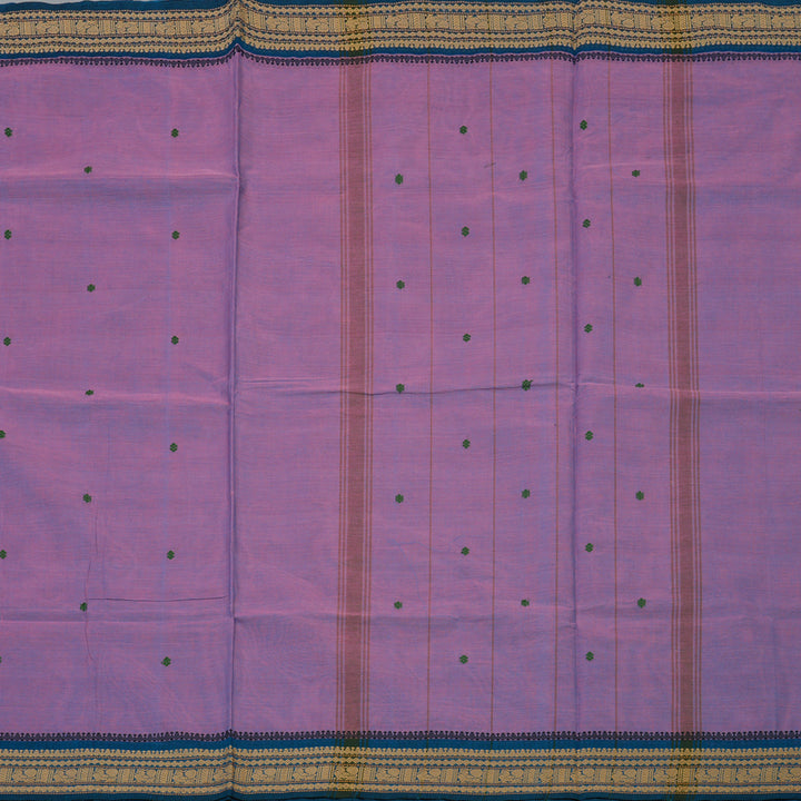 Hayagrivas Lavendar Handloom Chettinad Cotton Saree KBE2156A5-31