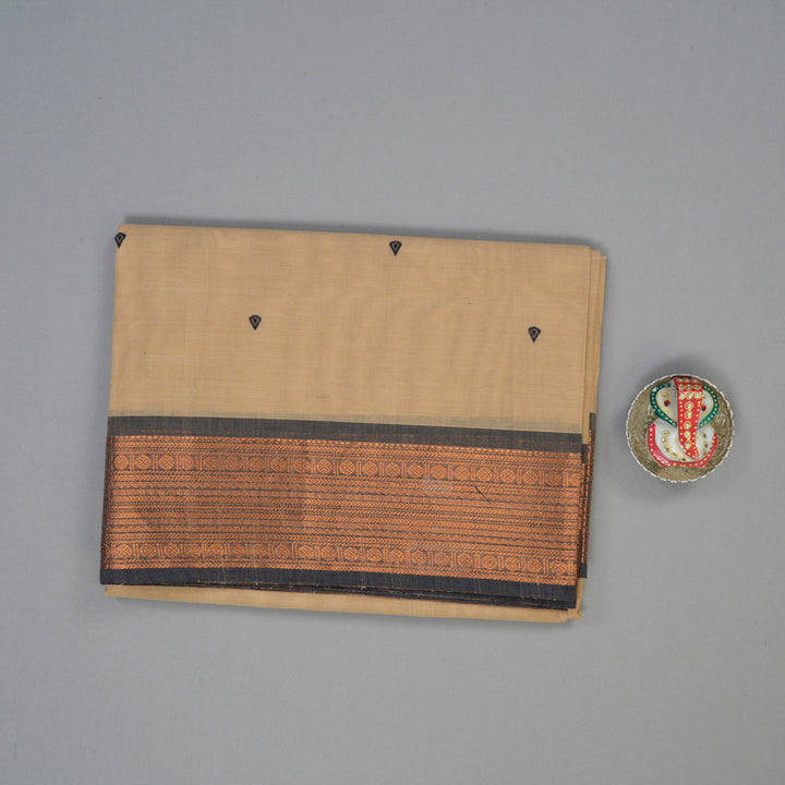 Hayagrivas Cream Handloom Chettinad Cotton Saree KBE2156A7-19