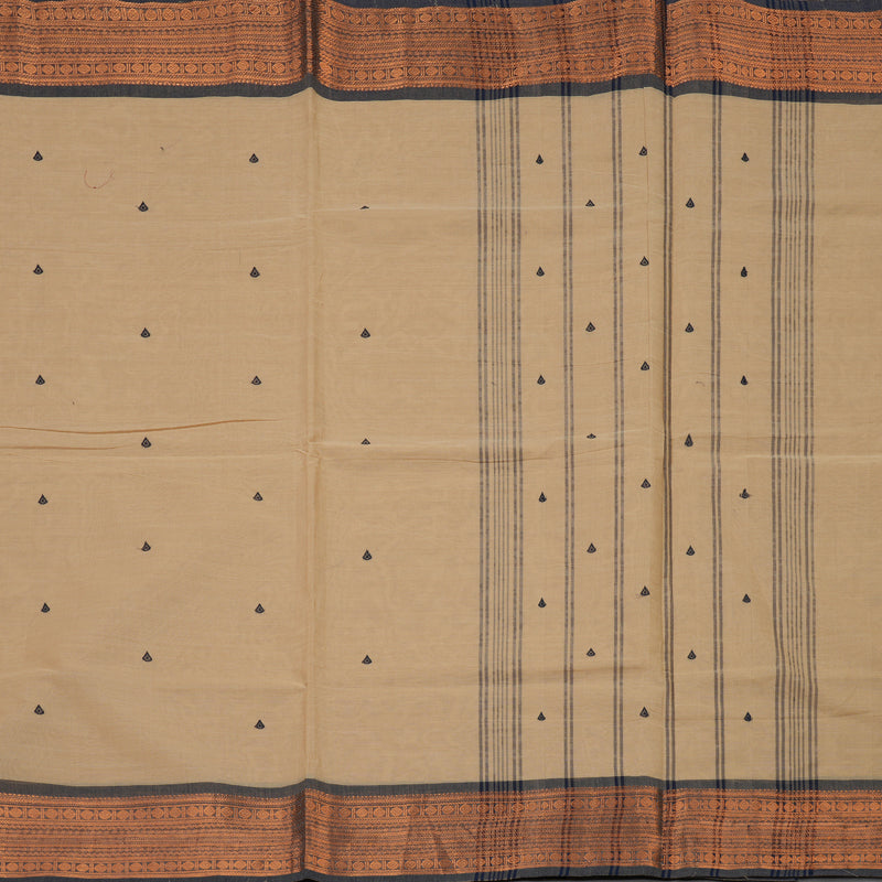 Hayagrivas Cream Handloom Chettinad Cotton Saree KBE2156A7-19
