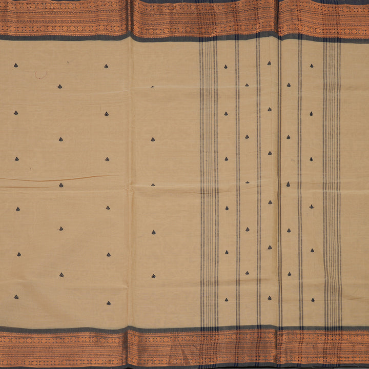Hayagrivas Cream Handloom Chettinad Cotton Saree KBE2156A7-19