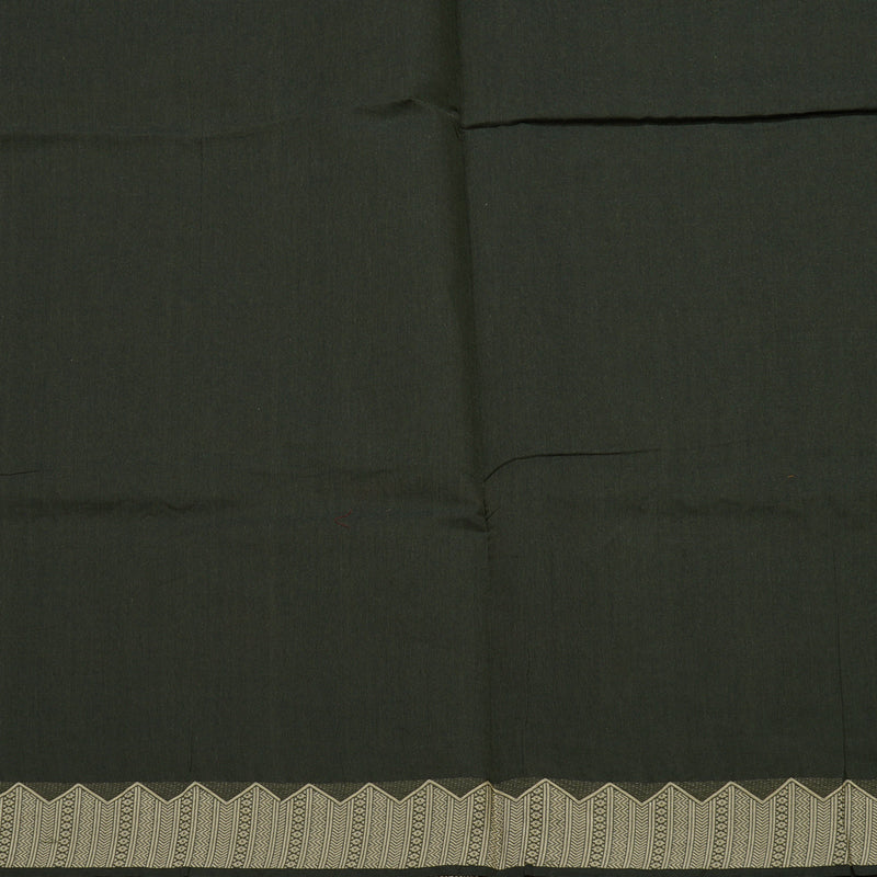 Hayagrivas Cement Green Handloom Cotton Saree KBE2160A2-15