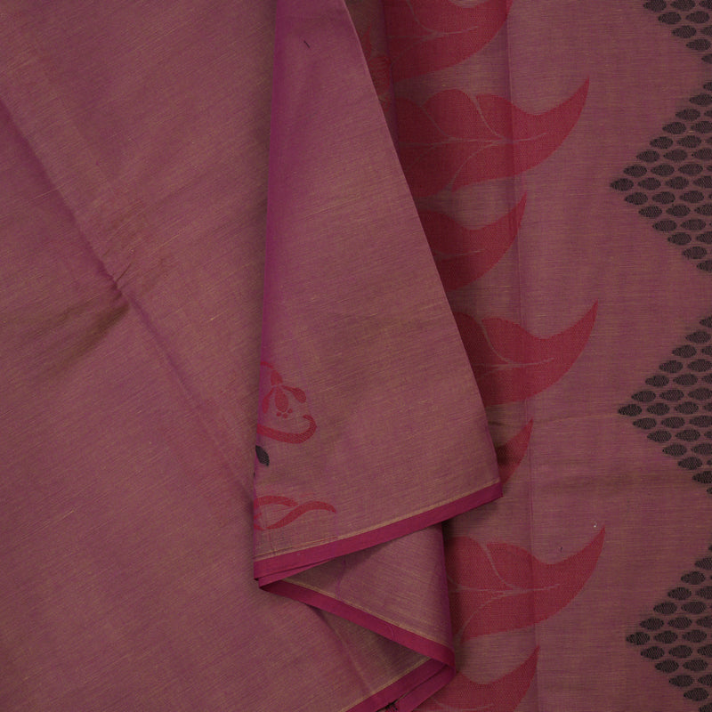 Hayagrivas Magenta Handloom Cotton Saree KBE2160A2-25