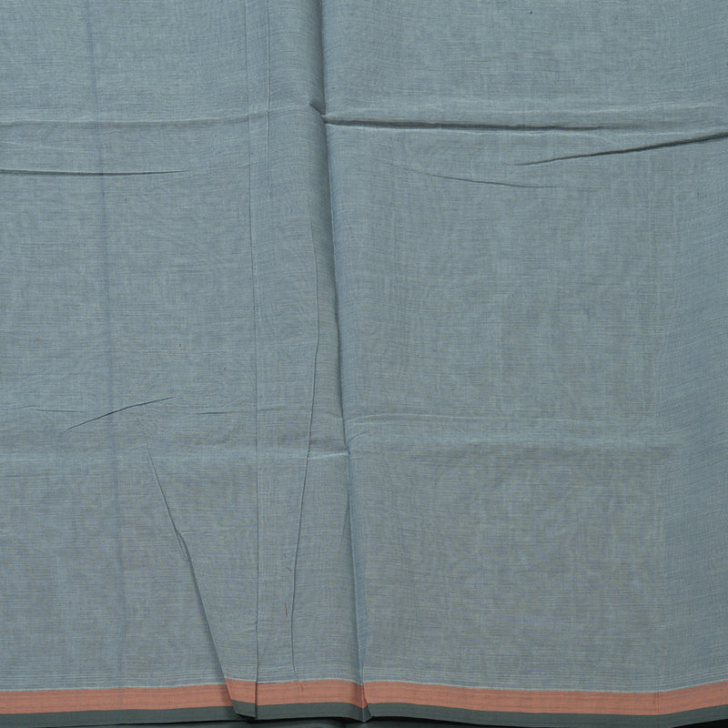 Hayagrivas Light Grey Handloom Cotton Saree KBE2160A2-31