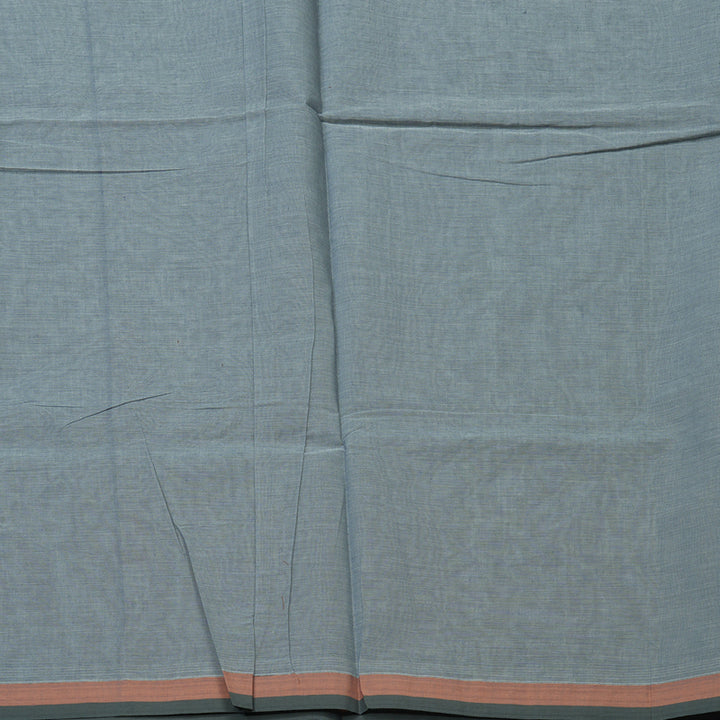 Hayagrivas Light Grey Handloom Cotton Saree KBE2160A2-31