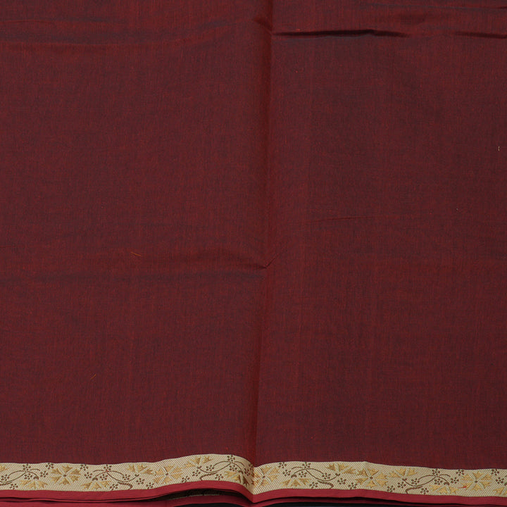 Hayagrivas Maroon Handloom Cotton Saree KBE2160A2-54