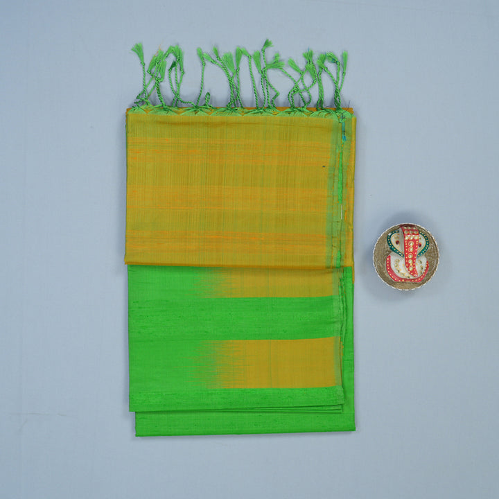 Hayagrivas Parrot Green Handloom Soft Silk Saree KBE2162A1-14