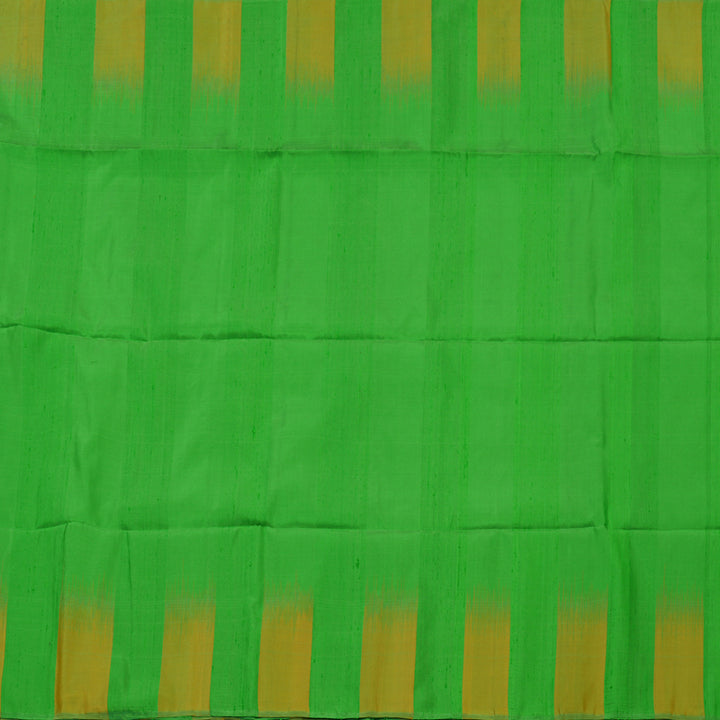 Hayagrivas Parrot Green Handloom Soft Silk Saree KBE2162A1-14
