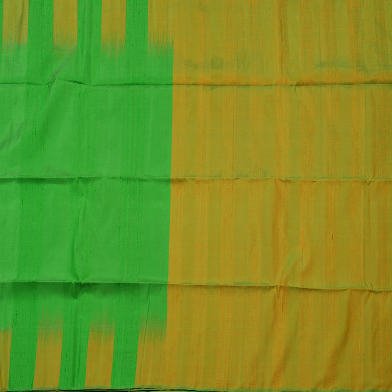 Hayagrivas Parrot Green Handloom Soft Silk Saree KBE2162A1-14