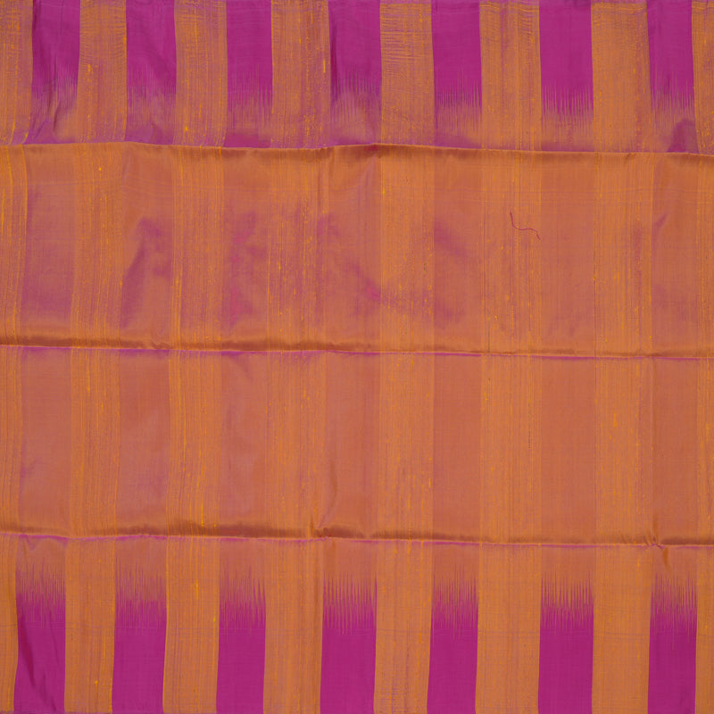Hayagrivas Orangish-Pink Handloom Soft Silk Saree KBE2162A1-8