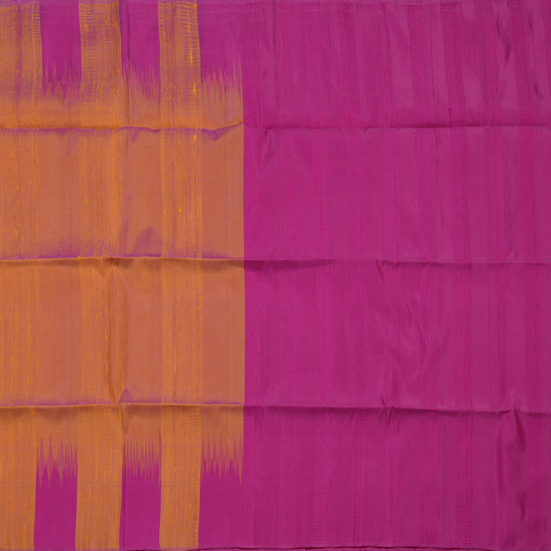 Hayagrivas Orangish-Pink Handloom Soft Silk Saree KBE2162A1-8