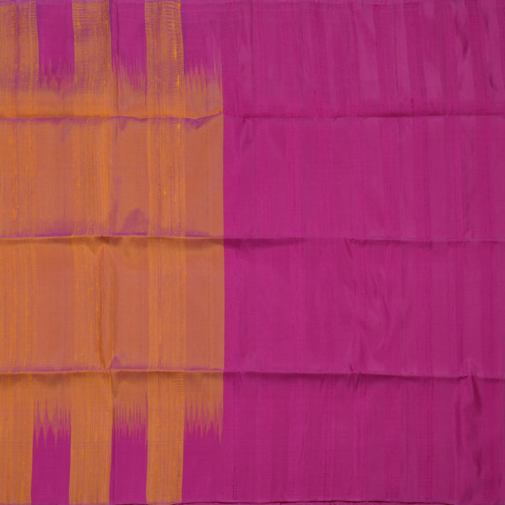 Hayagrivas Orangish-Pink Handloom Soft Silk Saree KBE2162A1-8