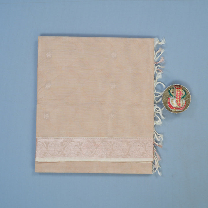 Hayagrivas Sandal Handloom Cotton Saree KBE2163A12-1