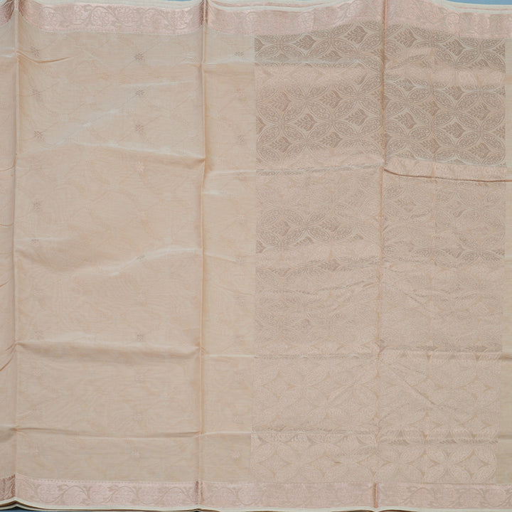 Hayagrivas Sandal Handloom Cotton Saree KBE2163A12-1