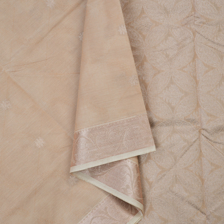 Hayagrivas Sandal Handloom Cotton Saree KBE2163A12-1