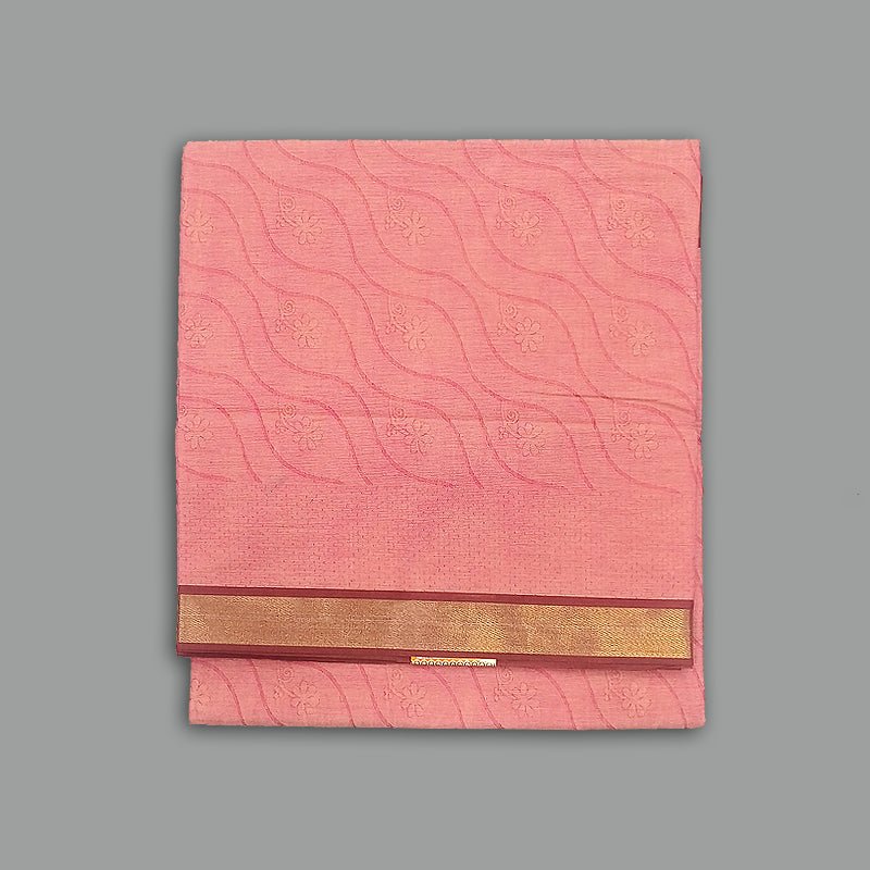 Hayagrivas Pink Pure Cotton Saree KBE2163A17-2