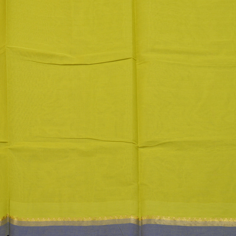 Hayagrivas Parrot Green Handloom Cotton Saree KBE2163A29-1