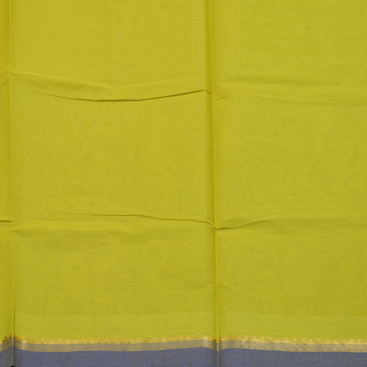 Hayagrivas Parrot Green Handloom Cotton Saree KBE2163A29-1