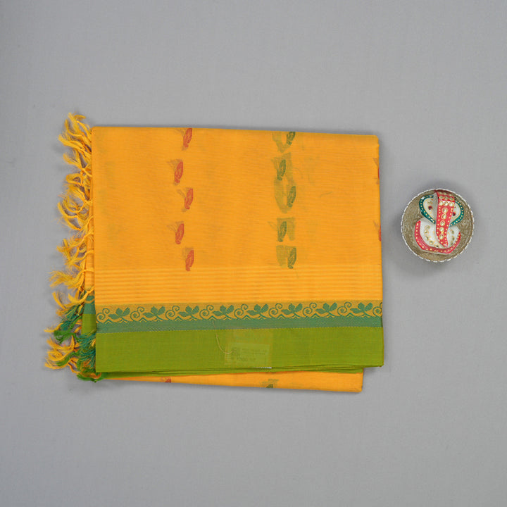 Hayagrivas Yellow Handloom Cotton Saree KBE2163A29-23