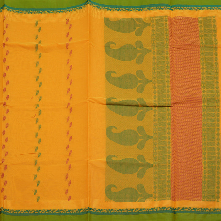 Hayagrivas Yellow Handloom Cotton Saree KBE2163A29-23