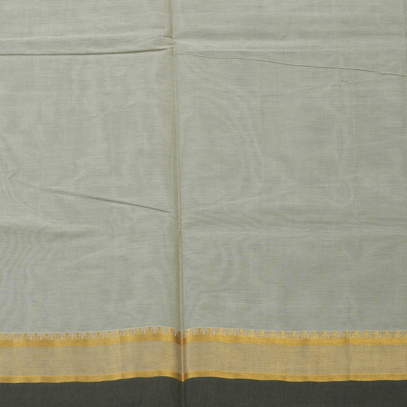 Hayagrivas Light Grey Handloom Cotton Saree KBE2163A29-28