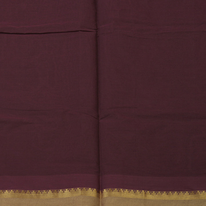 Hayagrivas Plum Purple Handloom Cotton Saree KBE2163A29-29
