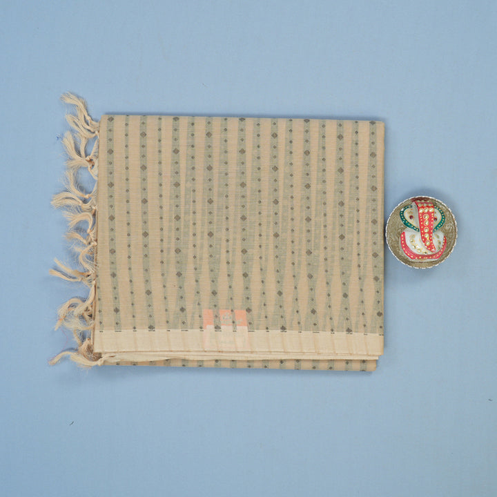 Hayagrivas Sandal Handloom Cotton Saree KBE2163A33-5