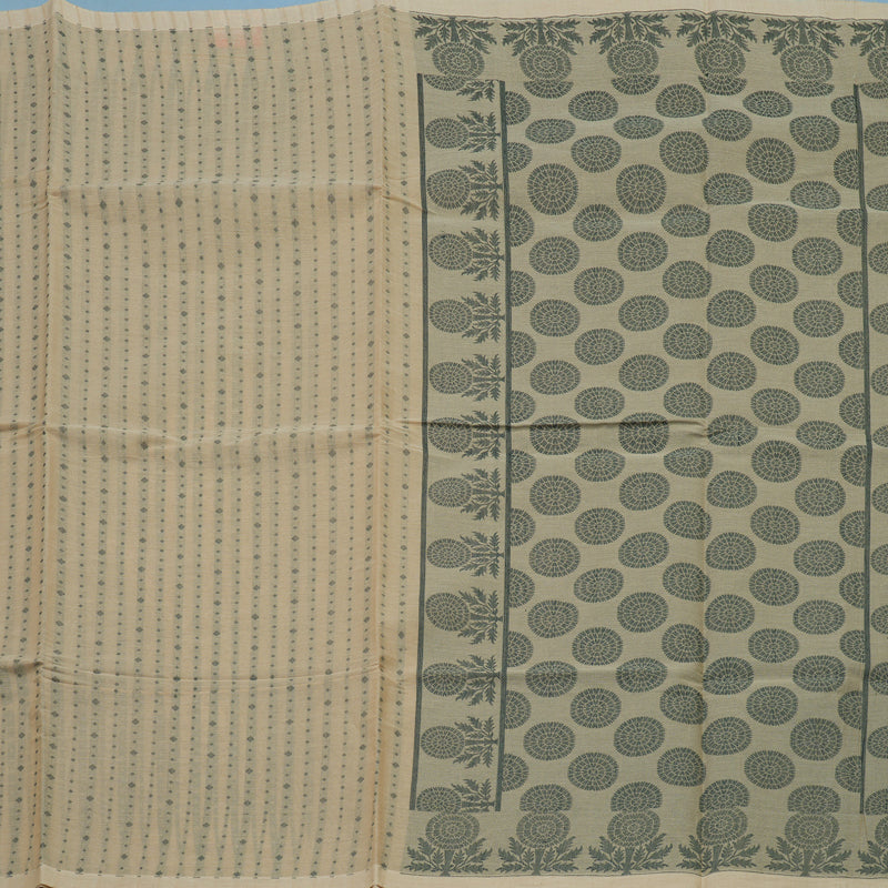 Hayagrivas Sandal Handloom Cotton Saree KBE2163A33-5