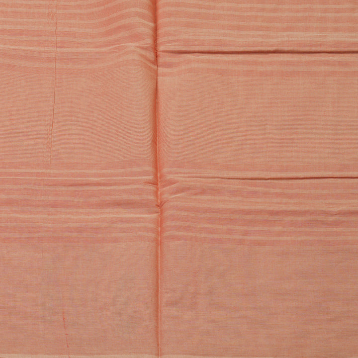 Hayagrivas Mild Peach Handloom Cotton Saree KBE2163A37-2