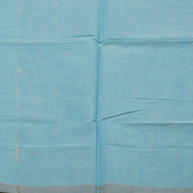 Hayagrivas Powder Blue Handloom Cotton Saree KBE2163A40-2