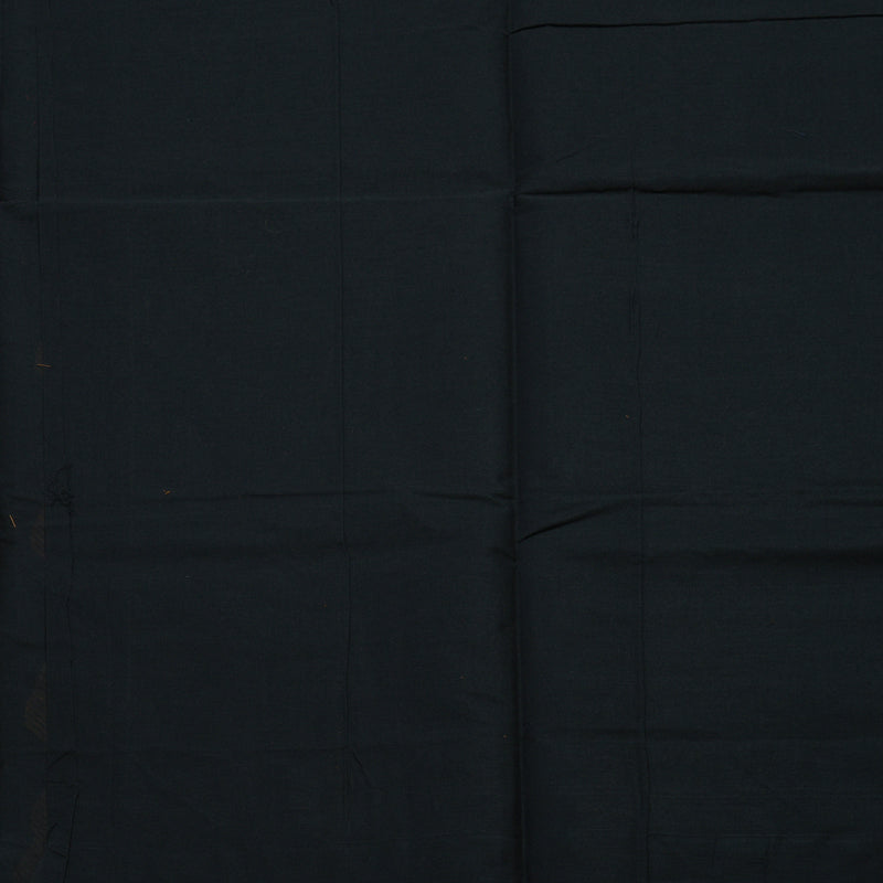 Hayagrivas Black Handloom Cotton Saree KBE2163A49-1