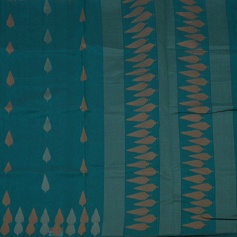 Hayagrivas Rama Green Handloom Cotton Saree KBE2163A49-3