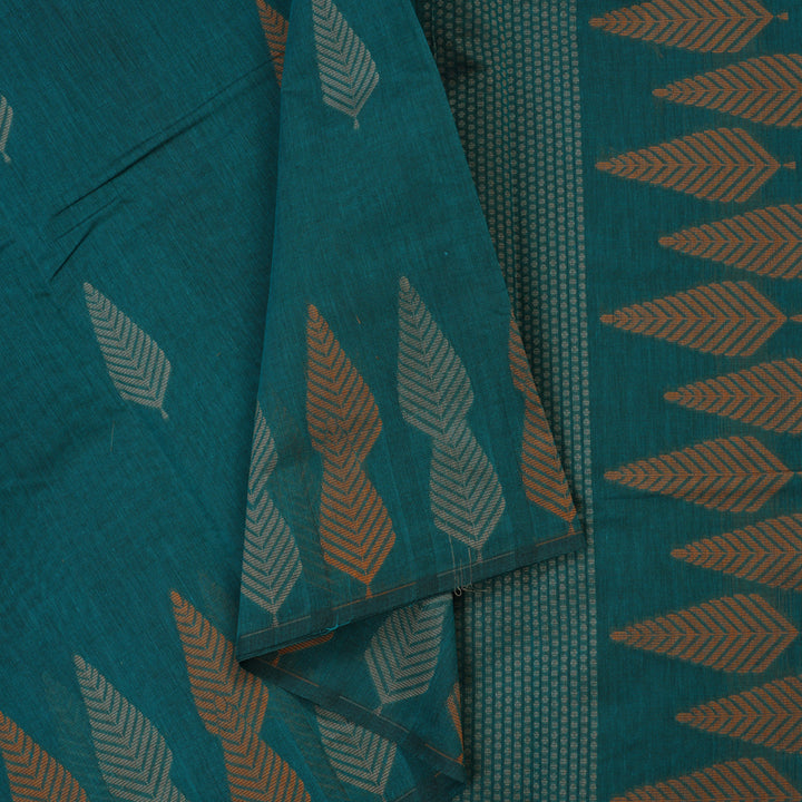 Hayagrivas Rama Green Handloom Cotton Saree KBE2163A49-3