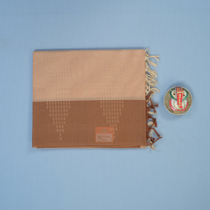 Hayagrivas Sandal Handloom Cotton Saree KBE2163A52-2