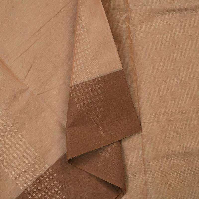 Hayagrivas Sandal Handloom Cotton Saree KBE2163A52-2