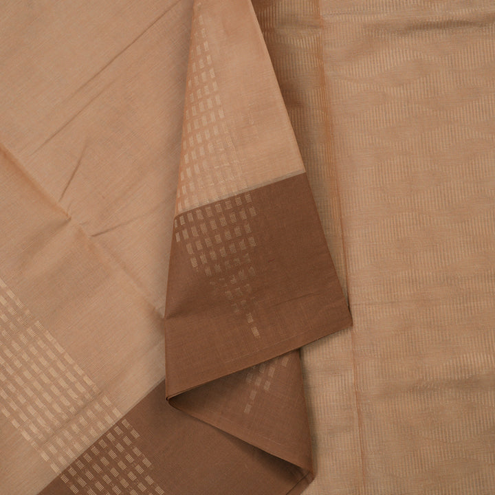 Hayagrivas Sandal Handloom Cotton Saree KBE2163A52-2