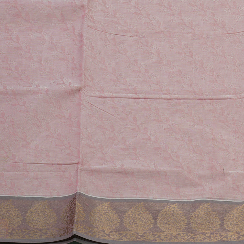 Hayagrivas Baby Pink Handloom Cotton Saree KBE2163A9-2
