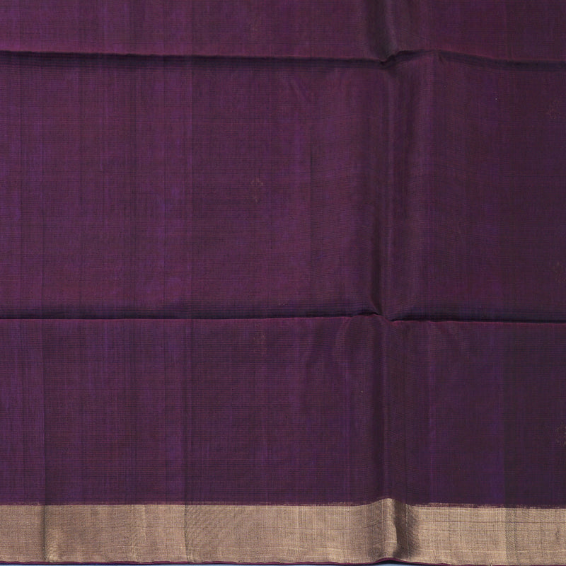 Hayagrivas Purple Kora Silk Cotton Saree KBE2165A12-1