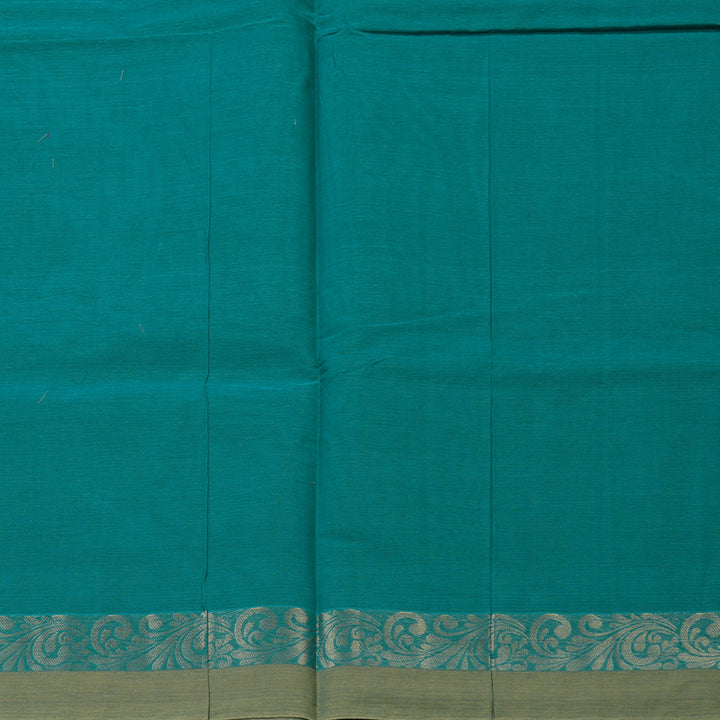 Hayagrivas Sea Green Handloom Cotton Saree KBE2166A19-1
