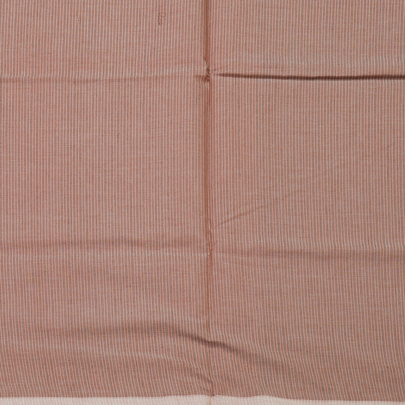 Hayagrivas Mild Peach Handloom Cotton Saree KBE2166A20-4