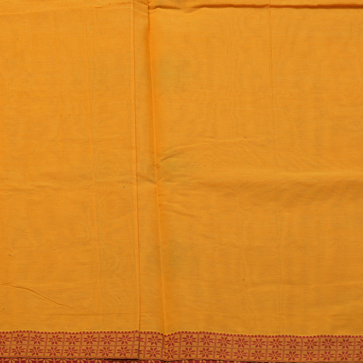 Hayagrivas Mambazham Yellow Handloom Cotton Saree KBE2166A27-1