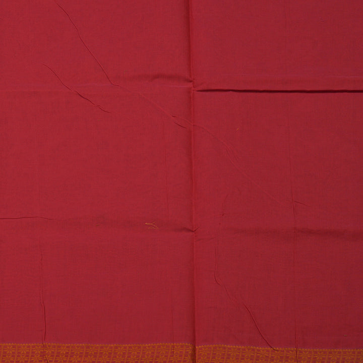 Hayagrivas Red Handloom Cotton Saree KBE2166A27-2