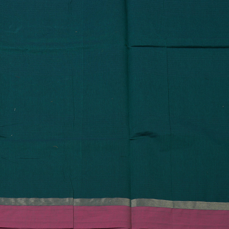 Hayagrivas Peacock Green Handloom Cotton Saree KBE2166A29-1