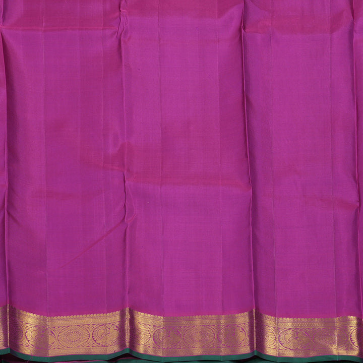 Hayagrivas Handloom Purple Kanjivaram Silk Saree KBE2179A7-3