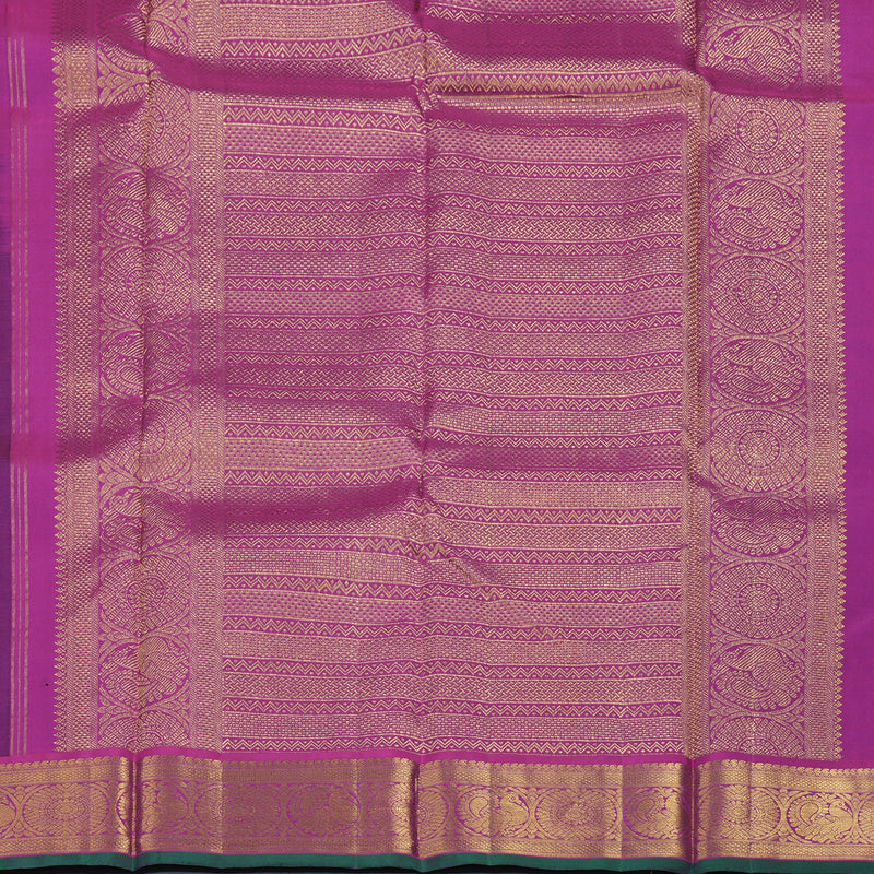 Hayagrivas Handloom Purple Kanjivaram Silk Saree KBE2179A7-3