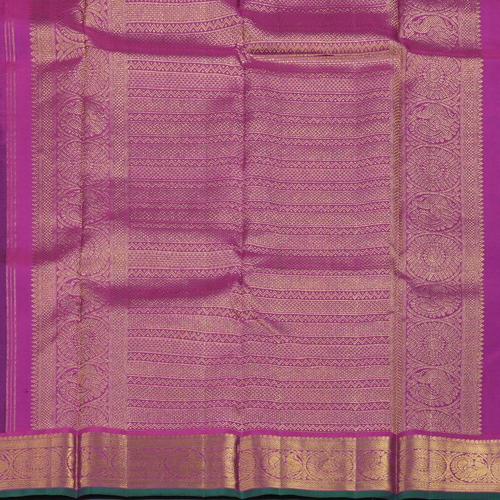 Hayagrivas Handloom Purple Kanjivaram Silk Saree KBE2179A7-3