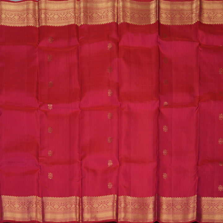 Hayagrivas Handloom Pink Kanjivaram Silk Saree KBE2182A5-7