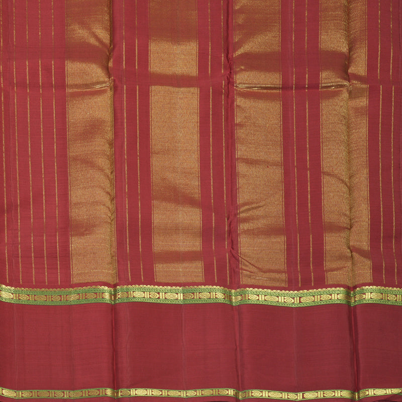 Hayagrivas Handloom Maroon Kanjivaram Silk Saree KBE2185A1-1