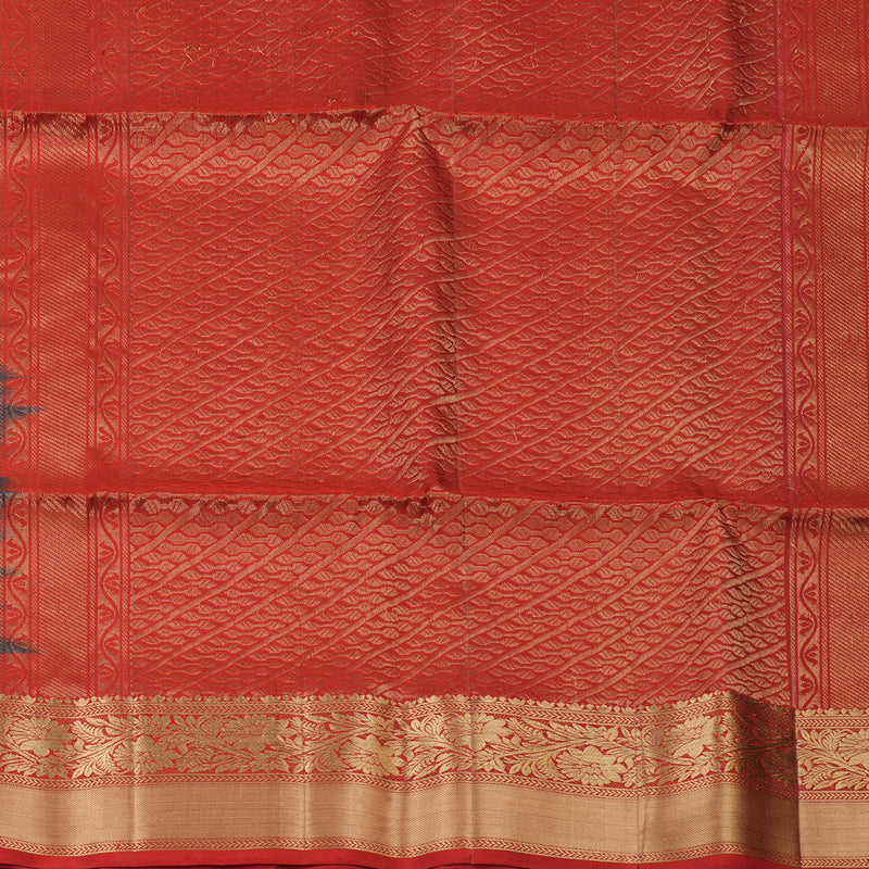 Hayagrivas Bottle Green Handloom Soft Silk Saree KBE2189A1-6