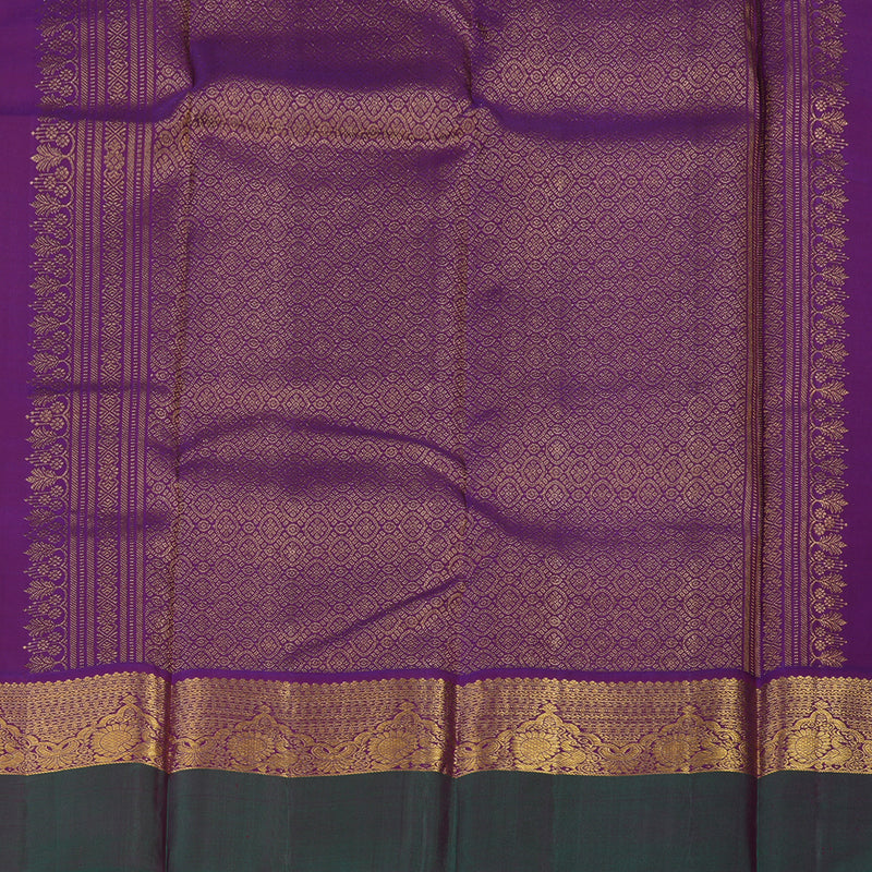 Hayagrivas Handloom Rose Pink Kanjivaram Silk Saree with Mayilkazhuthu Border KBE2194A24-1